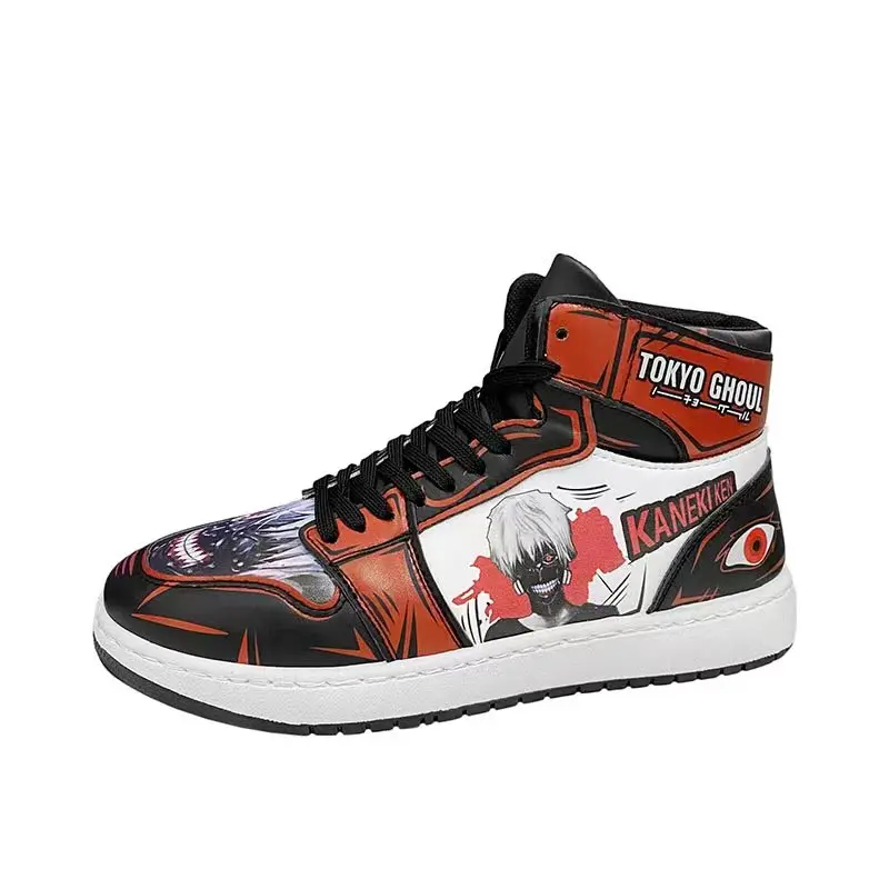 oem Anime high top Pattern Men's Casual Shoes Unisex Comfortable Trendy Women Skateboard Sneakers, Black+red or customized
oem Anime high top Pattern Men's Casual Shoes Unisex Comfortable Trendy Women Skateboard Sneakers, Black+red or customized