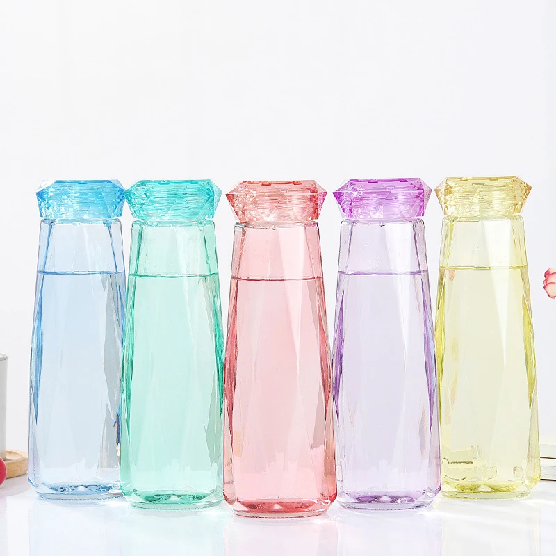 Factory New Diamond Crystal Shape Lid Plastic Water Bottle With Custom Logo, As picture showing
Factory New Diamond Crystal Shape Lid Plastic Water Bottle With Custom Logo, As picture showing