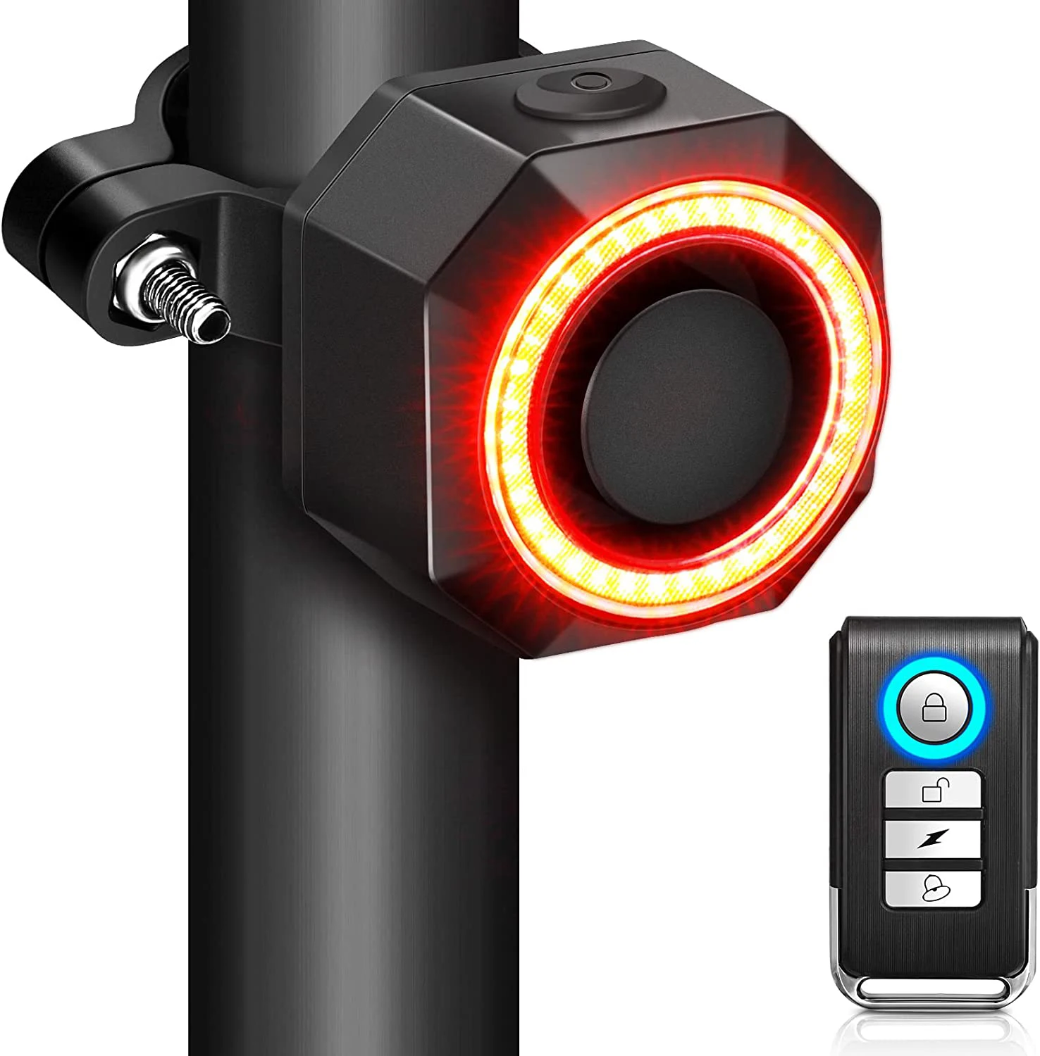 Factory Wholesale Smart Rechargeable Anti theft Bike Bicycle Tail Light Alarm Brake light siren motorcycle scooter mountain bike
Factory Wholesale Smart Rechargeable Anti theft Bike Bicycle Tail Light Alarm Brake light siren motorcycle scooter mountain bike
