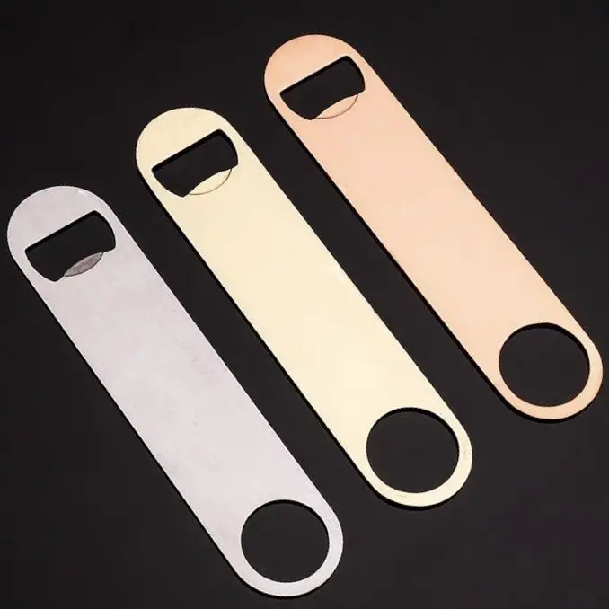 Custom Logo Brand Bar Stainless Steel Opener Bar Blade Gold Rose Black Blank Flat Beer Bottle Opener, Silver
Custom Logo Brand Bar Stainless Steel Opener Bar Blade Gold Rose Black Blank Flat Beer Bottle Opener, Silver