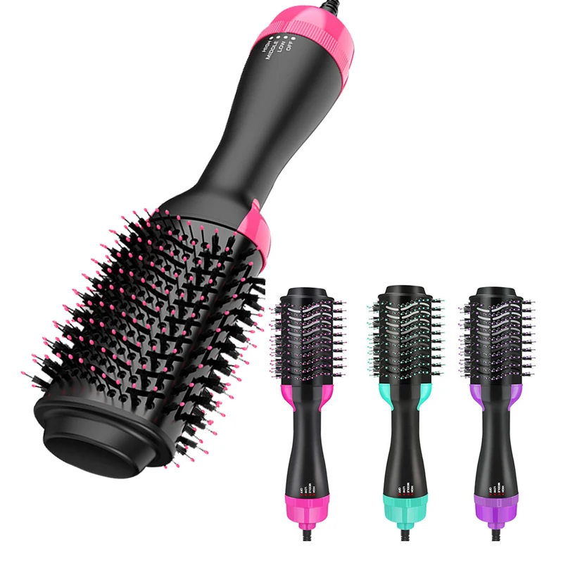 metal bristles hair brush straightener and curler 2 in 1 hair brush cordless brush hair of professional, Pink
metal bristles hair brush straightener and curler 2 in 1 hair brush cordless brush hair of professional, Pink