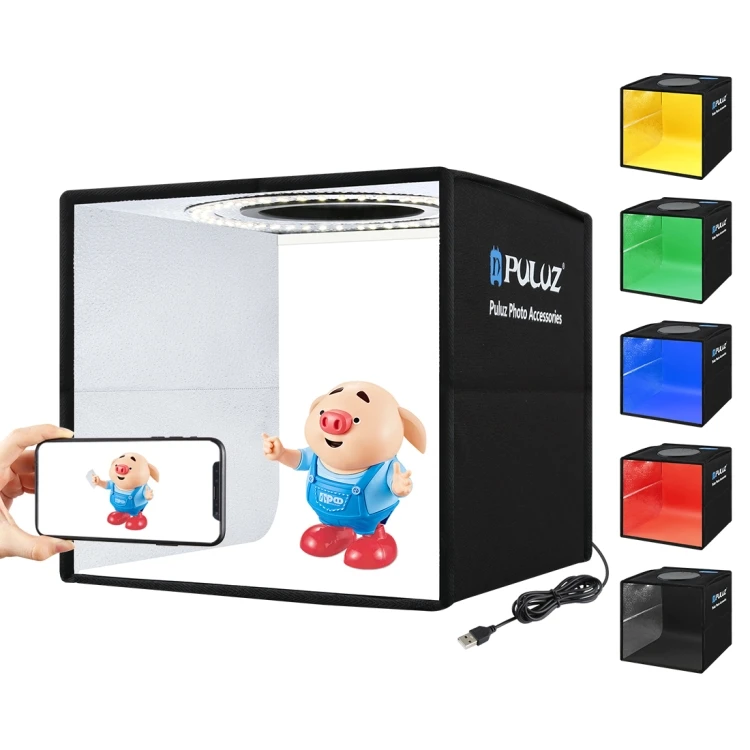 Upgrade 9.7 inch Photography Table Top Light Box 96 LED Portable Photo Studio Shooting Tent with 12 Colors Backdrops
Upgrade 9.7 inch Photography Table Top Light Box 96 LED Portable Photo Studio Shooting Tent with 12 Colors Backdrops