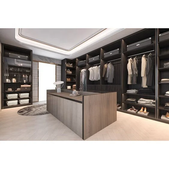 2019 Hangzhou Vermont Italia moderna dormitorio de lujo del gabinete del armario del organizador de armario de diseño