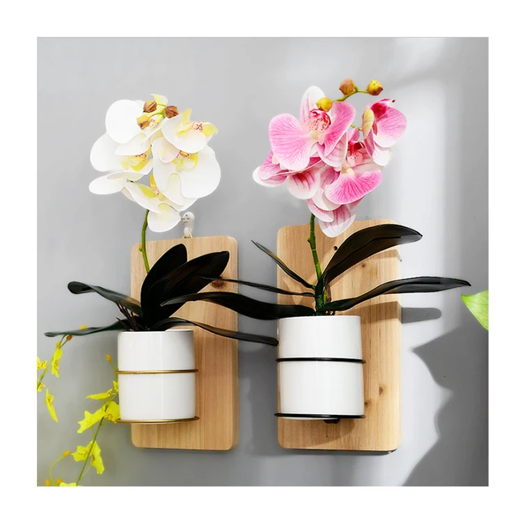 Wall mounted small ceramic white ins simulation plant succulent flower pots wholesale, Yellow
Wall mounted small ceramic white ins simulation plant succulent flower pots wholesale, Yellow
