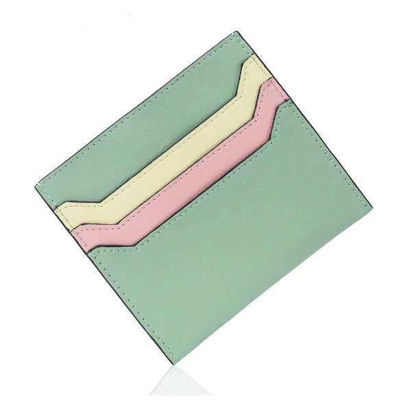 Factory directly Customized Wholesale bonded Leather Simple candy color Card Holder, Black / grey / khaki / blue / green / brown / customized
Factory directly Customized Wholesale bonded Leather Simple candy color Card Holder, Black / grey / khaki / blue / green / brown / customized