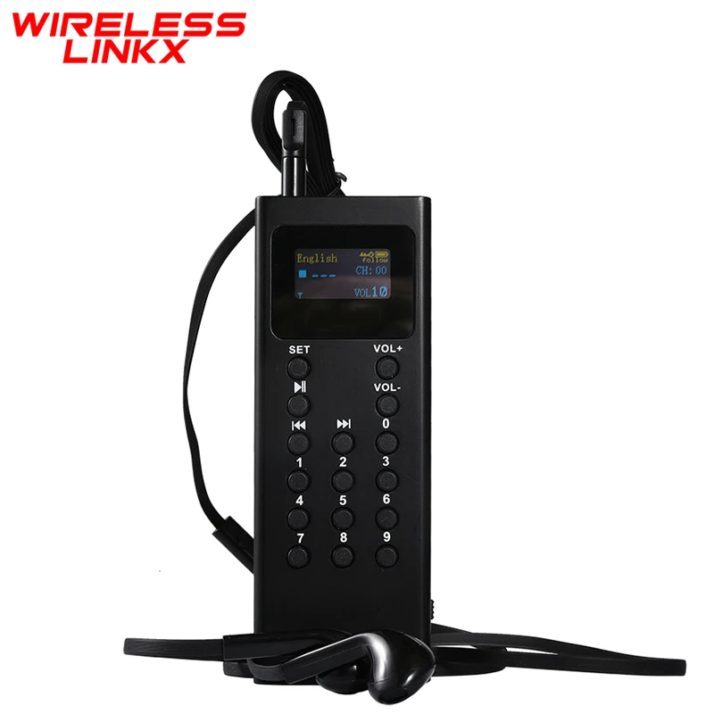 Self guiding 16G capacity multiple language option museum audio player, White black orange
Self guiding 16G capacity multiple language option museum audio player, White black orange