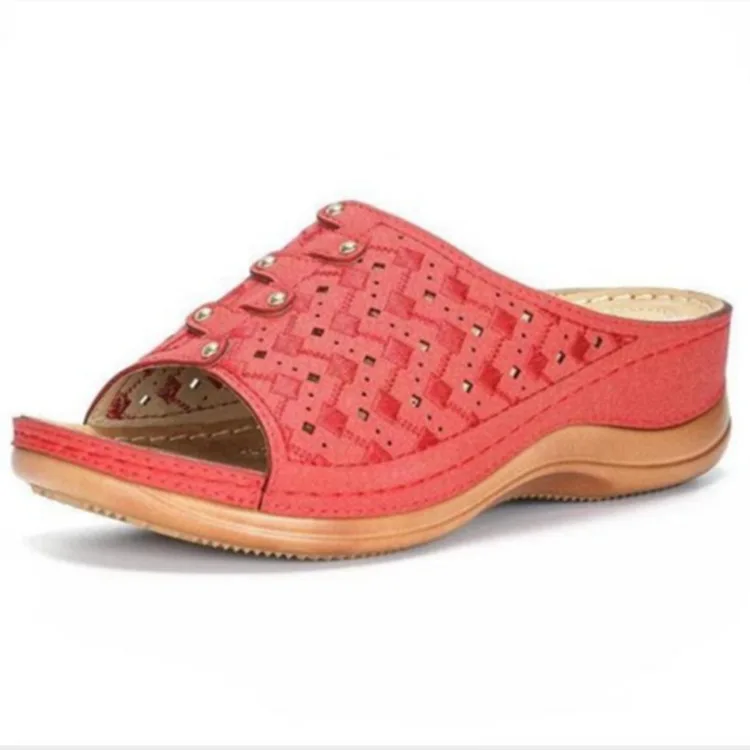 Factory Outlet Ladies Summer Slope Heel Sandals Fish Mouth Open Toe Carved Ladies Casual Slippers
Factory Outlet Ladies Summer Slope Heel Sandals Fish Mouth Open Toe Carved Ladies Casual Slippers