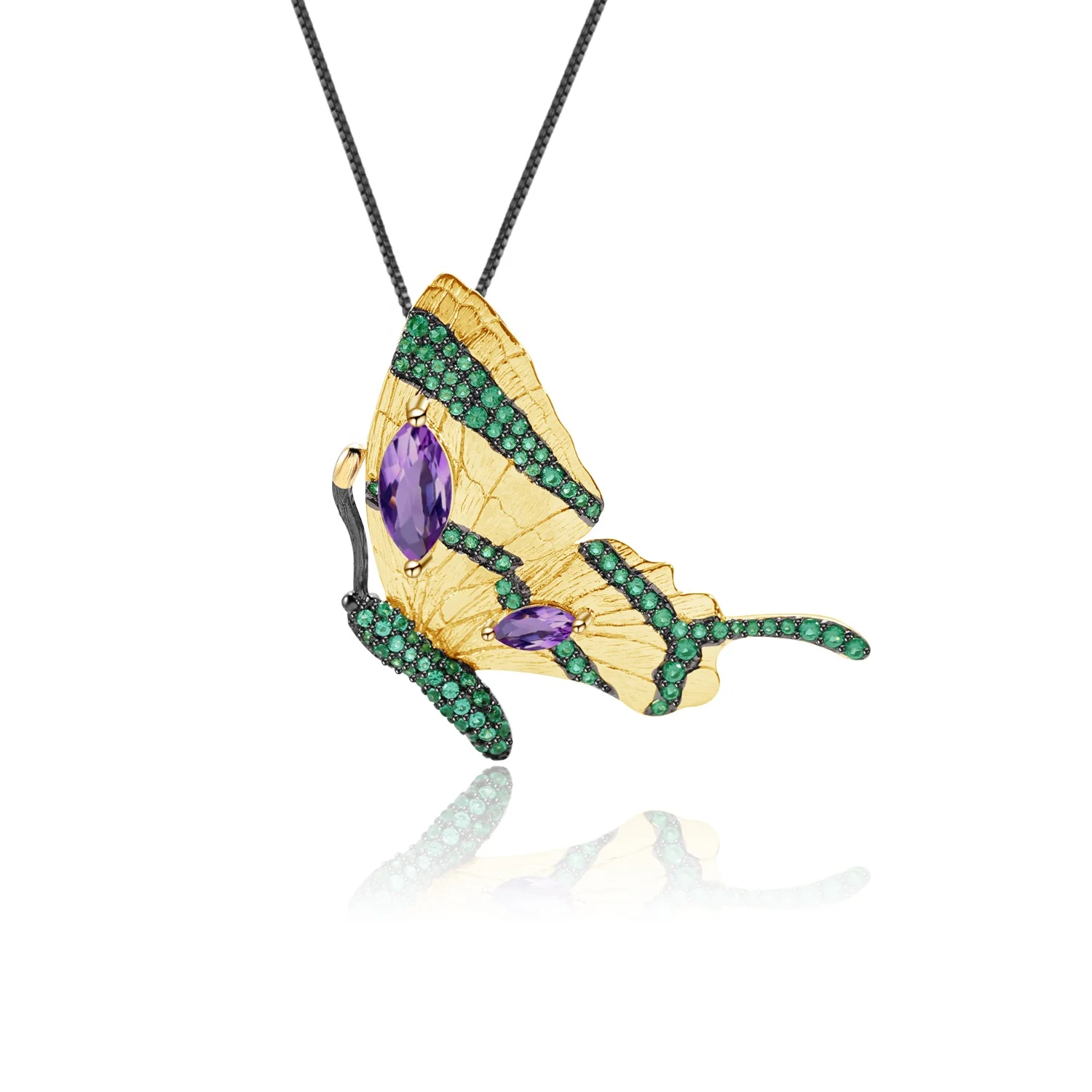 Abiding Butterfly 925 Sterling Silver Jewellery Natural Amethyst Pendant Necklace Gold Plated Brooch
Abiding Butterfly 925 Sterling Silver Jewellery Natural Amethyst Pendant Necklace Gold Plated Brooch