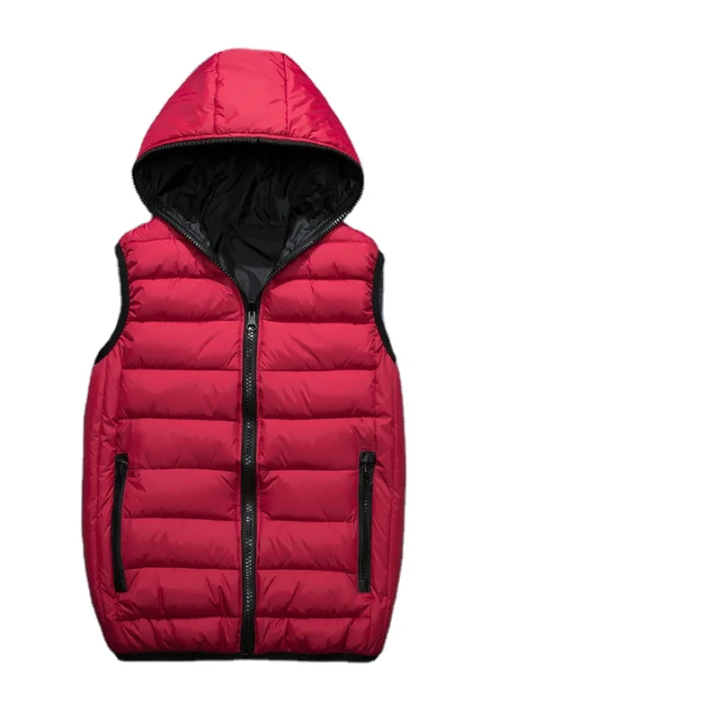 Autumn and winter new men's leisure vest youth down cotton vest men's hood-clip wholesale urban fashion
Autumn and winter new men's leisure vest youth down cotton vest men's hood-clip wholesale urban fashion