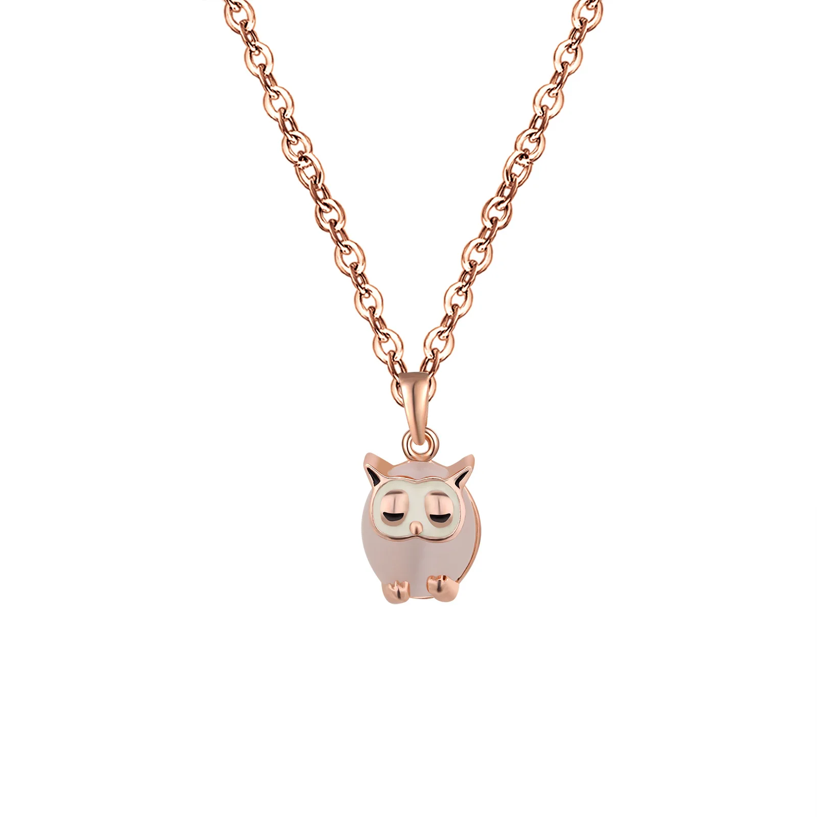 Loftily Women Fashion Brass Jewelry 2020 Lucky Gift Rose Gold Cute Animal Owl Pendant Necklace
Loftily Women Fashion Brass Jewelry 2020 Lucky Gift Rose Gold Cute Animal Owl Pendant Necklace