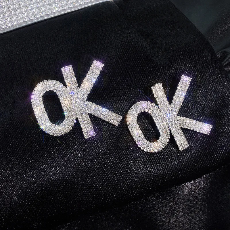 jewelry earrings S925 silver needle letter OK earrings 2020 new trendy Korean diamond stud earrings(EJR2353)
jewelry earrings S925 silver needle letter OK earrings 2020 new trendy Korean diamond stud earrings(EJR2353)