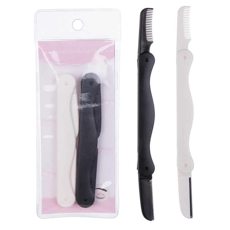 2PCS Folding Eyebrow Trimmer Personal Brand Maquillage Makeup Tools Eye Brow Shaping Knife, White,pink,black
2PCS Folding Eyebrow Trimmer Personal Brand Maquillage Makeup Tools Eye Brow Shaping Knife, White,pink,black