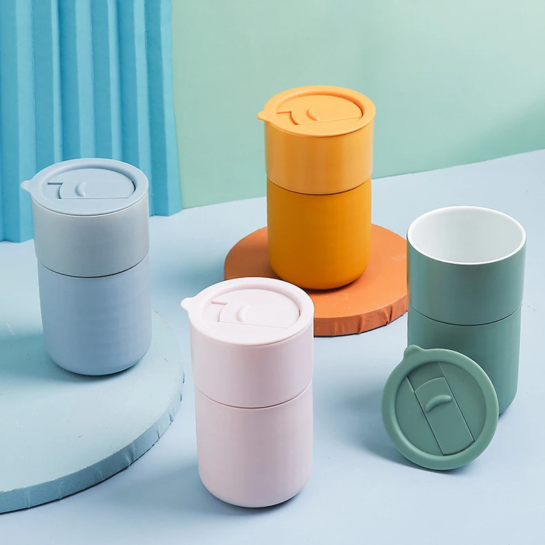 Wholesale Insulated Travel Tumbler Portable Ceramic Coffee Mug with Lid, Pink, blue, green,orange
Wholesale Insulated Travel Tumbler Portable Ceramic Coffee Mug with Lid, Pink, blue, green,orange