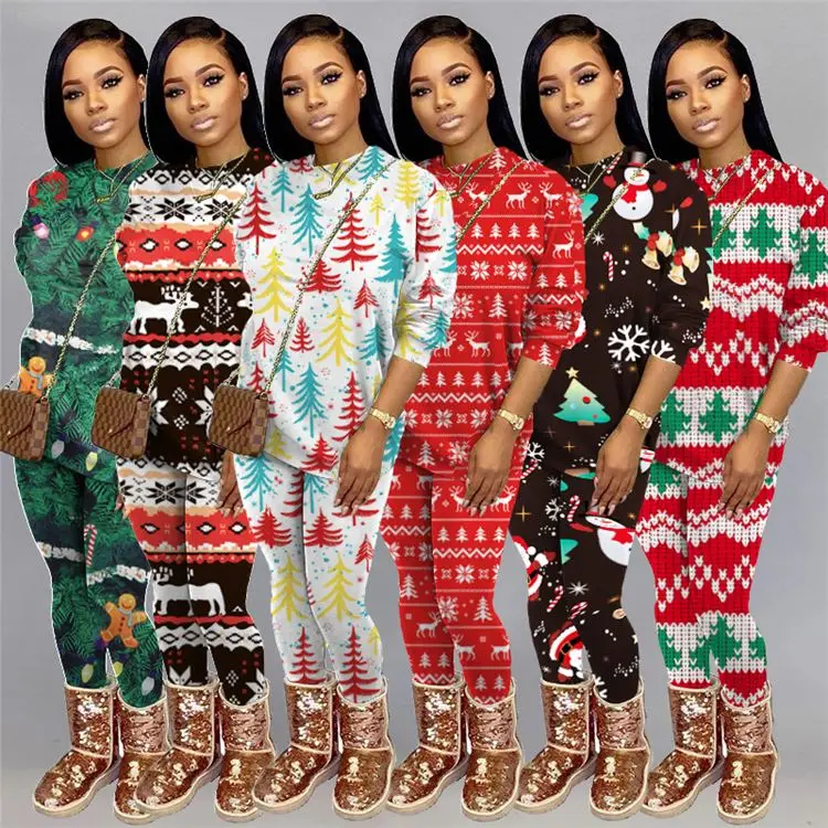 Plus Size 5xl Long Sleeve Christmas Women's Clothing Casual women sweatsuit set tracksuit women sets two piece 
Plus Size 5xl Long Sleeve Christmas Women's Clothing Casual women sweatsuit set tracksuit women sets two piece