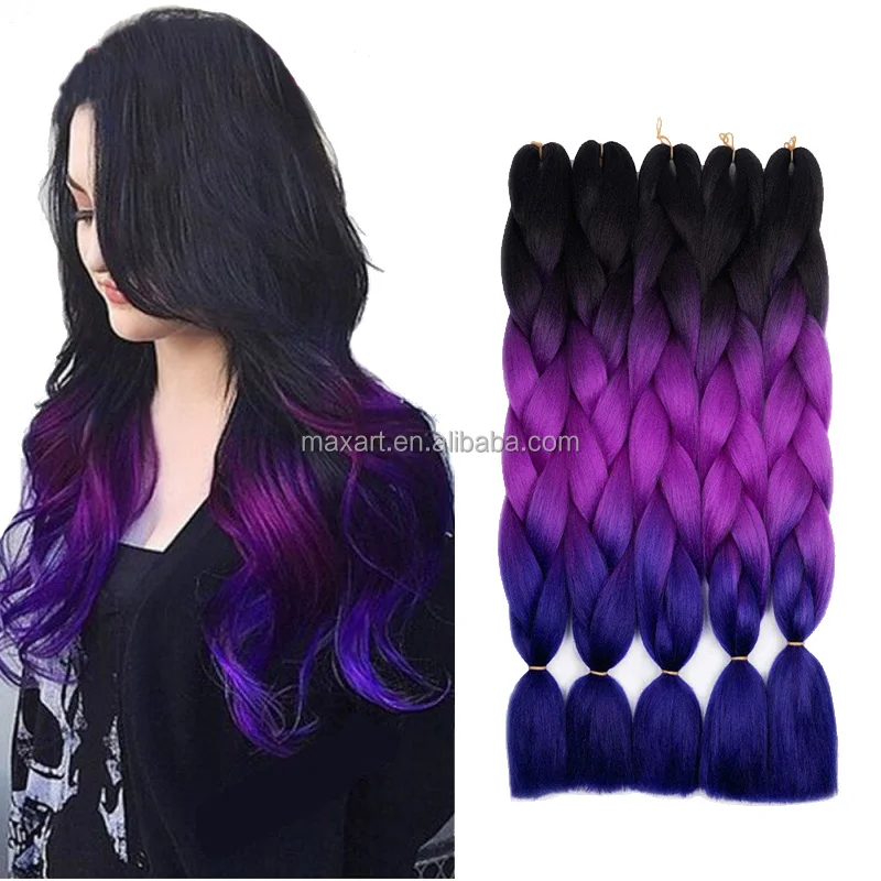 Wholesale 24 Inch Super Ombre Synthetic Jumbo Braids Factory Price Three Tone, As picture shows
Wholesale 24 Inch Super Ombre Synthetic Jumbo Braids Factory Price Three Tone, As picture shows