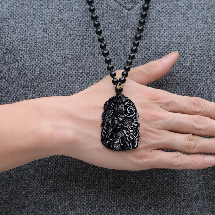 New Fashion Personality Versatile Neck Jewelry Elegant Retro Simple Temperament Obsidian Pendant Necklace for Men Women, Black
New Fashion Personality Versatile Neck Jewelry Elegant Retro Simple Temperament Obsidian Pendant Necklace for Men Women, Black