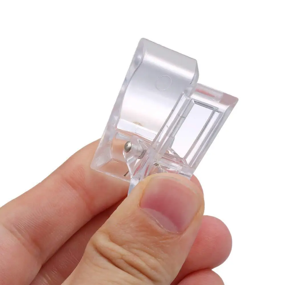 Nail art tool Acrylic tip fixed extension crystal clippers quick building mold glue shaping clip model nail tips clip, Clear
Nail art tool Acrylic tip fixed extension crystal clippers quick building mold glue shaping clip model nail tips clip, Clear