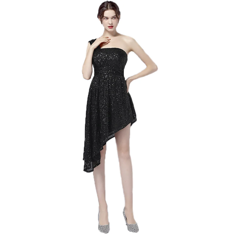 2021 hot selling new irregular one shoulder Strapless Sequin Prom Dress Sexy solid color party evening dress
2021 hot selling new irregular one shoulder Strapless Sequin Prom Dress Sexy solid color party evening dress