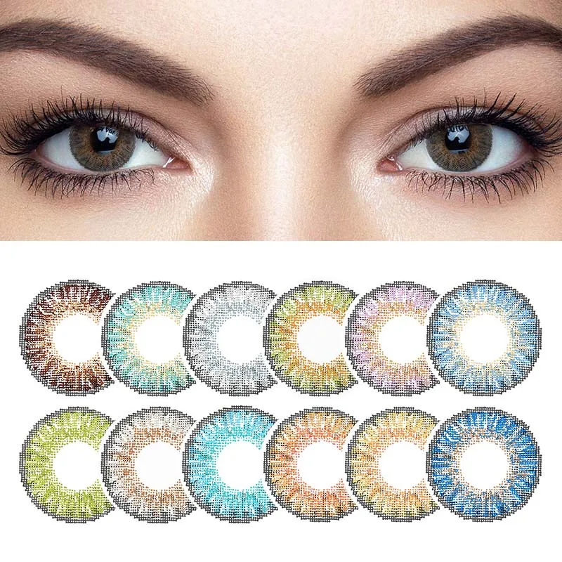 2020 Hot Sale Custom Packaging private label OEM Colored Contact Lenses Colorful Contact Lenses 3 Tone, 12 colors
2020 Hot Sale Custom Packaging private label OEM Colored Contact Lenses Colorful Contact Lenses 3 Tone, 12 colors