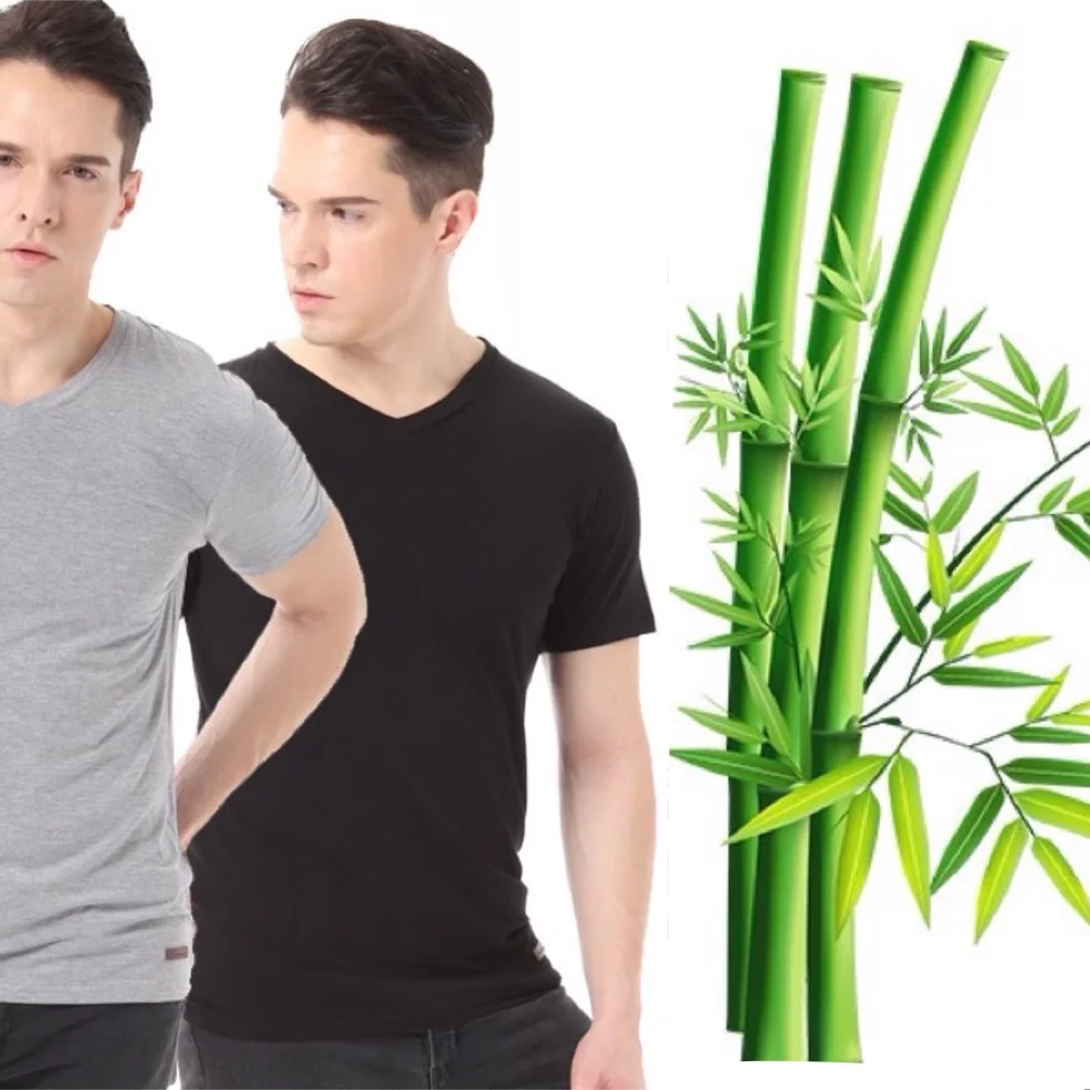 Summer 93% bamboo 7% spandex blank t shirt natural bamboo fiber tshirt stretch mens V neck t shirt Men Custom Shirts
Summer 93% bamboo 7% spandex blank t shirt natural bamboo fiber tshirt stretch mens V neck t shirt Men Custom Shirts