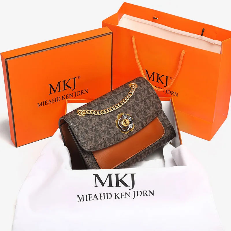 LX1001 Luxury Women's Messenger Bag MKJ Printed Flap Crossbody Fashion Floral Lock Handbags with Chain
LX1001 Luxury Women's Messenger Bag MKJ Printed Flap Crossbody Fashion Floral Lock Handbags with Chain