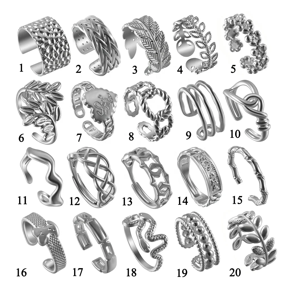 Trendy Thumb Rings Ladies Mens Toe Rings Adjustable Open Band Simple Exquisite Womens Ring Wholesale
Trendy Thumb Rings Ladies Mens Toe Rings Adjustable Open Band Simple Exquisite Womens Ring Wholesale
