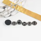 Hot sale custom design high quality double flat side metal helmet snap button press button