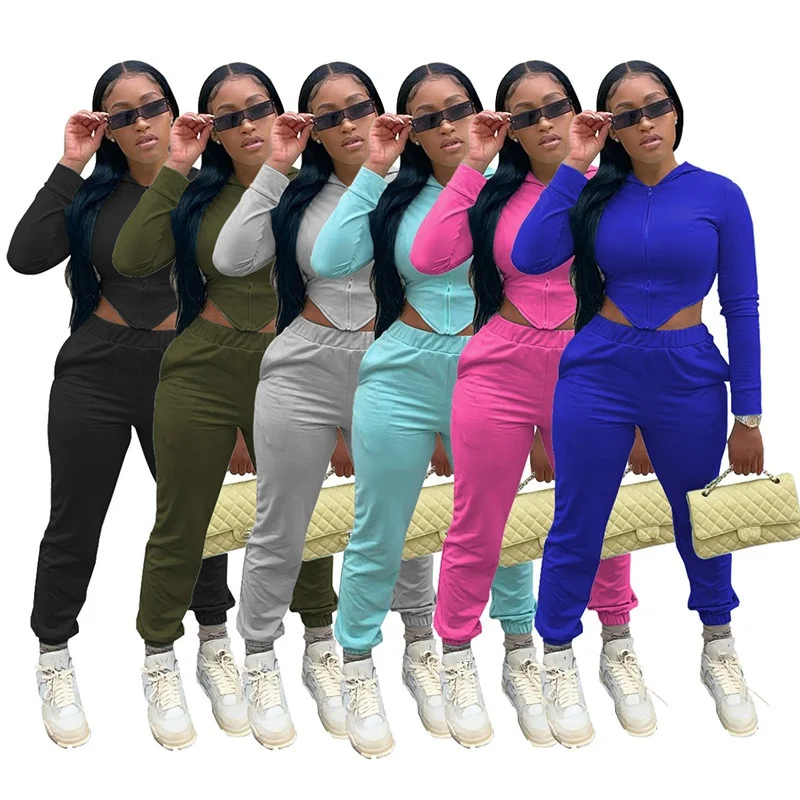 B53615A New product western women fashion pure color autumn sports suit, Gray/black/rosy/blue/light blue/army green
B53615A New product western women fashion pure color autumn sports suit, Gray/black/rosy/blue/light blue/army green