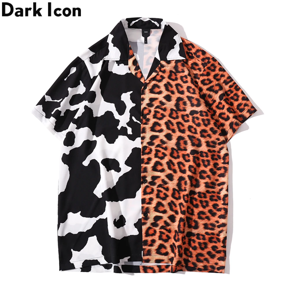Leopard Patchwork Polo Shirt Men Summer Vintage Street Holiday Beach Men's Shirts, Custom color
Leopard Patchwork Polo Shirt Men Summer Vintage Street Holiday Beach Men's Shirts, Custom color