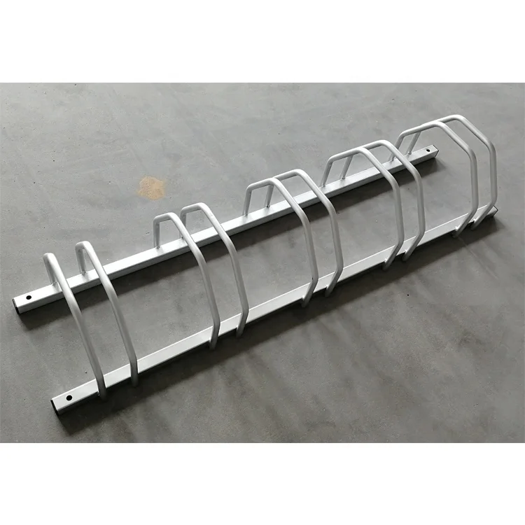 Factory Directly Supply Outdoor Metal 5 Places Bike Parking Rack Steel Bicycle Racks Bicycle Floor Parking, Sliver
Factory Directly Supply Outdoor Metal 5 Places Bike Parking Rack Steel Bicycle Racks Bicycle Floor Parking, Sliver