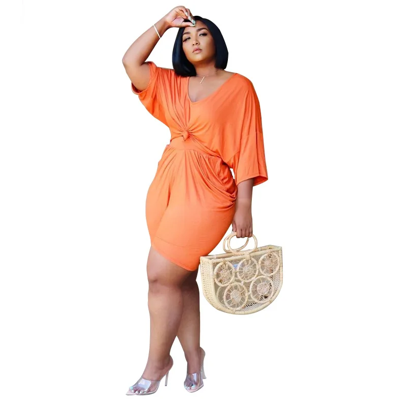 Summer plus size women clothing 2021 Fashion Casual 2 Pc Sets 5XL Women Two Piece Short Set, Black,orange or custom colors
Summer plus size women clothing 2021 Fashion Casual 2 Pc Sets 5XL Women Two Piece Short Set, Black,orange or custom colors