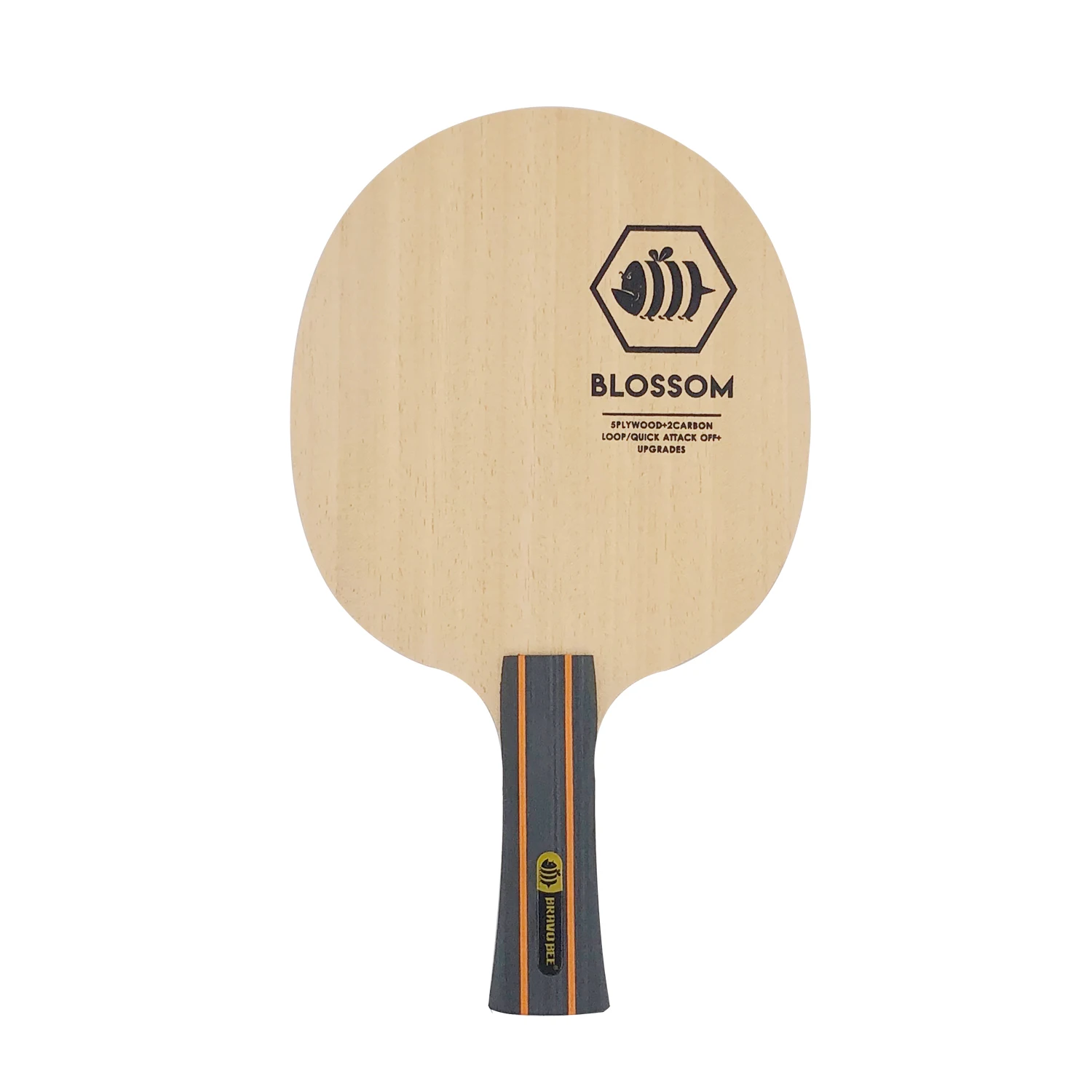 BravoBee Blossm professional Children and adolescents ping pong blade hot sale 5 wood 2 carbon table tennis blade
BravoBee Blossm professional Children and adolescents ping pong blade hot sale 5 wood 2 carbon table tennis blade