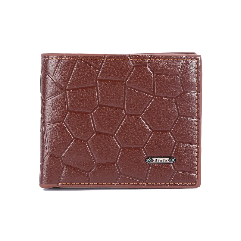 Spot goods Fashion Short Casual Style Geometric money bag Design Bifold PU Leather mens wallet
Spot goods Fashion Short Casual Style Geometric money bag Design Bifold PU Leather mens wallet
