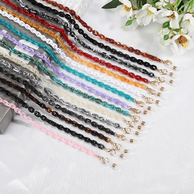 2021 Acrylic Sunglasses Chain for Women Anti-slip Reading Glasses Strap Neck Chain Holder Eyewear Masked Cords Accessories
2021 Acrylic Sunglasses Chain for Women Anti-slip Reading Glasses Strap Neck Chain Holder Eyewear Masked Cords Accessories