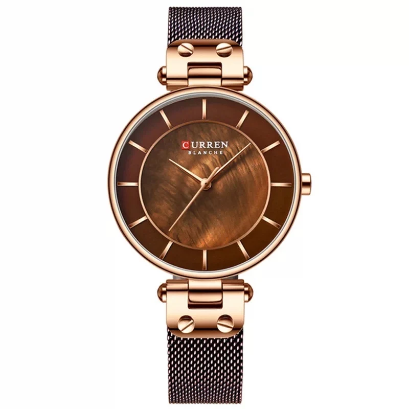 CURREN 9056 Simple Classic Quartz Watches with Stainless Steel Bracelet New Elegant Wristwatches Female elogios Feminino
CURREN 9056 Simple Classic Quartz Watches with Stainless Steel Bracelet New Elegant Wristwatches Female elogios Feminino