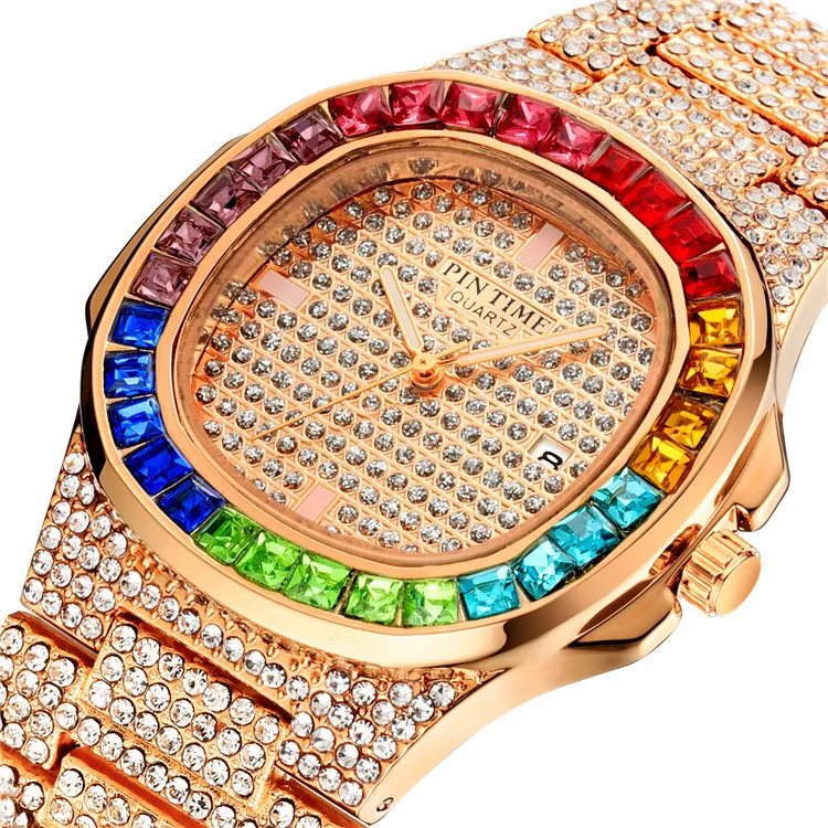 2021 new luminous reloj waterproof stainless steel custom logo business men quartz brand colorful diamond luxury watch
2021 new luminous reloj waterproof stainless steel custom logo business men quartz brand colorful diamond luxury watch