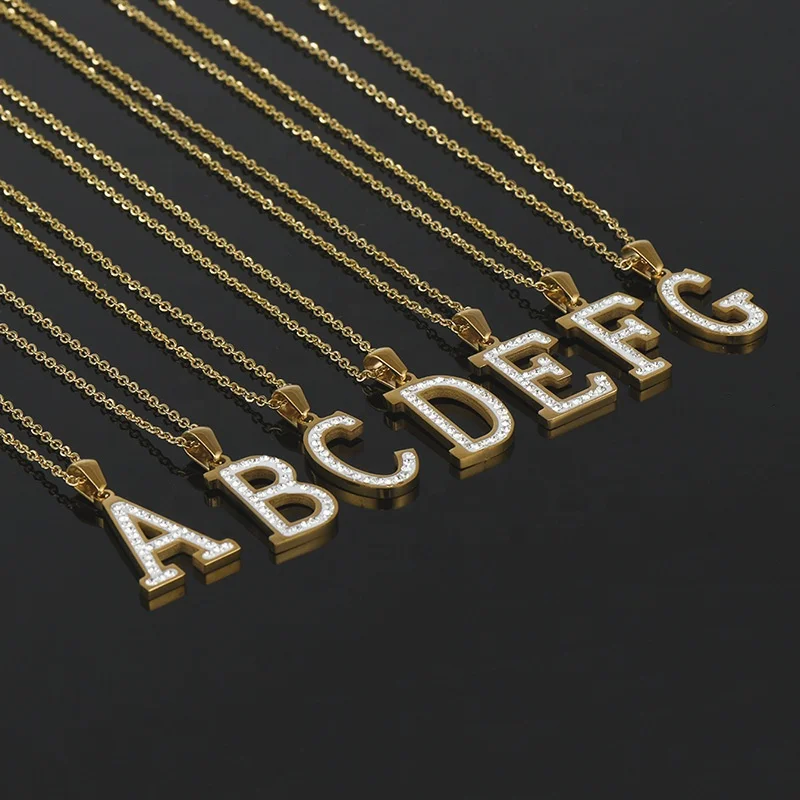 2020The New Cubic Zircon Custom Letter Pendant Necklace Women's Jewelry Custom Letter Necklace 18k Gold Jewelry, Golden
2020The New Cubic Zircon Custom Letter Pendant Necklace Women's Jewelry Custom Letter Necklace 18k Gold Jewelry, Golden