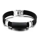 Wholesale Silicone Wristband Quality Woman Rubber bracelet With Adjustable Clasp