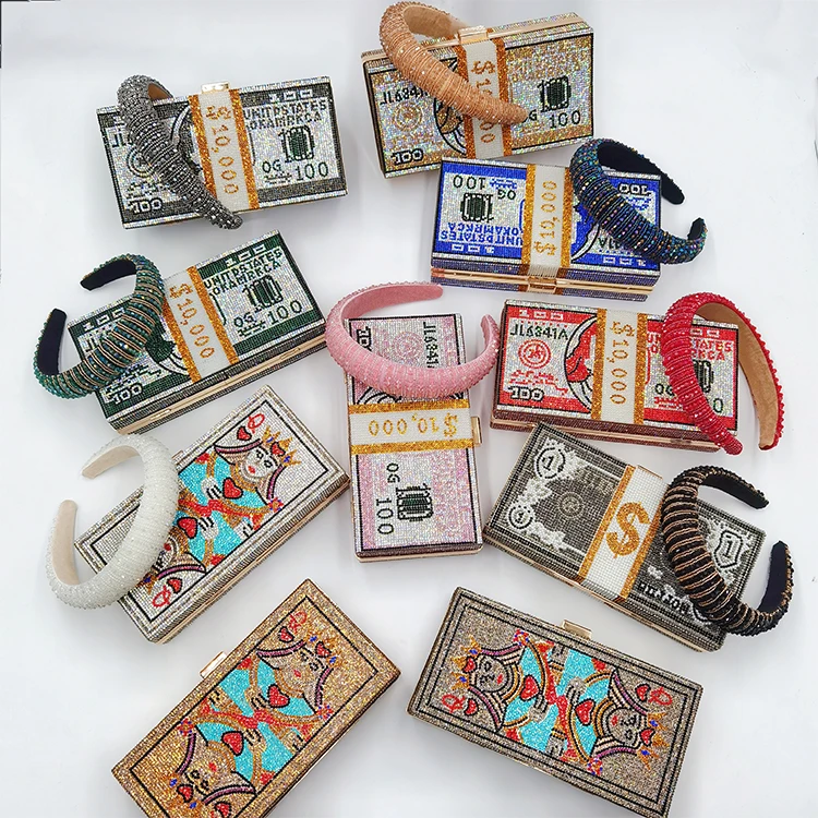 Hot sale rhinestone chain dollar purse elegant jelly evening clutch bag rhinestone USD evening handbag, As picture
Hot sale rhinestone chain dollar purse elegant jelly evening clutch bag rhinestone USD evening handbag, As picture