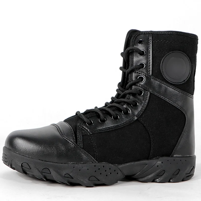 Summer Men And Women High Waist Black Training Boots Canvas Breathable Combat Boots Security Shoes Boots, Black khaki
Summer Men And Women High Waist Black Training Boots Canvas Breathable Combat Boots Security Shoes Boots, Black khaki