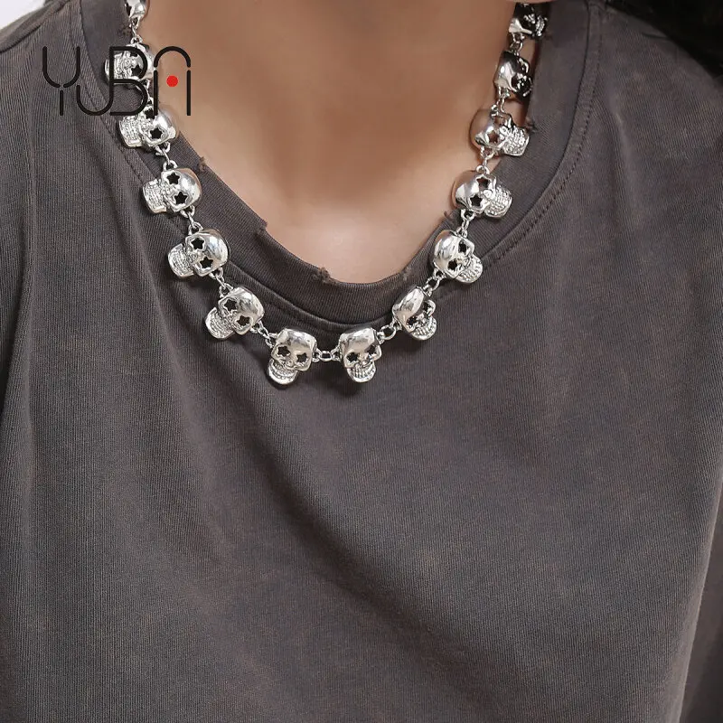 Hip hop Skeleton Short Necklace Choker Female Punk Skull Necklaces for Women 2020 Fashion Jewelry
Hip hop Skeleton Short Necklace Choker Female Punk Skull Necklaces for Women 2020 Fashion Jewelry