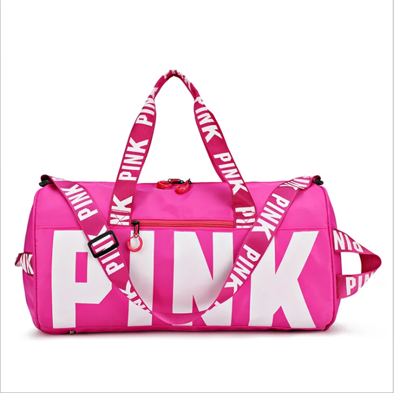 Quilted Pink Duffle Bag Logo Custom Duffle Bag Women Popular Fashion Over Night Bag, 3 colors
Quilted Pink Duffle Bag Logo Custom Duffle Bag Women Popular Fashion Over Night Bag, 3 colors