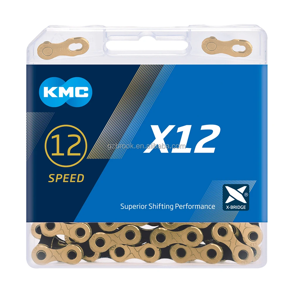 Original KMC X12 Bicycle Chain 126L 12 Speed Gold-black Chain and Magic Button For MTB Road bicycle
Original KMC X12 Bicycle Chain 126L 12 Speed Gold-black Chain and Magic Button For MTB Road bicycle