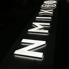 Advertising led letter 3d built up double lit acrylic channel letters