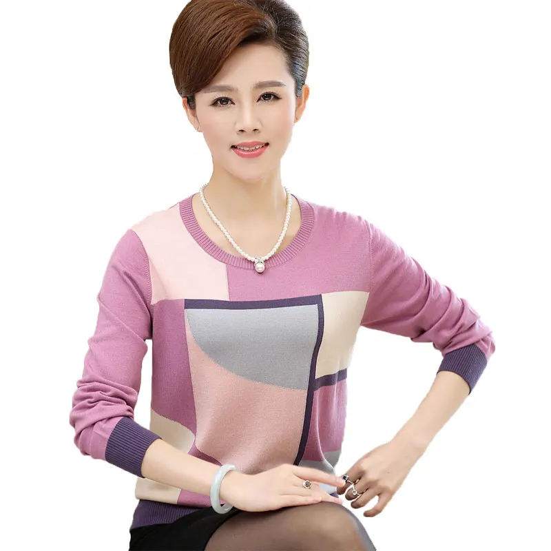 Manufacturer Price New Lady Sweater Loose Long-sleeve Pullover Sweater For Middle-aged Women
Manufacturer Price New Lady Sweater Loose Long-sleeve Pullover Sweater For Middle-aged Women