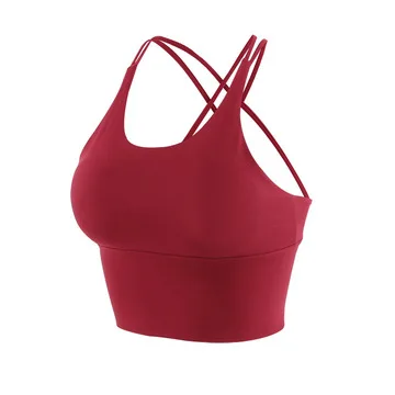 Sexy Sports Underwear Vest-style seamless Sling Yoga Bra New European And American Fitness
Sexy Sports Underwear Vest-style seamless Sling Yoga Bra New European And American Fitness