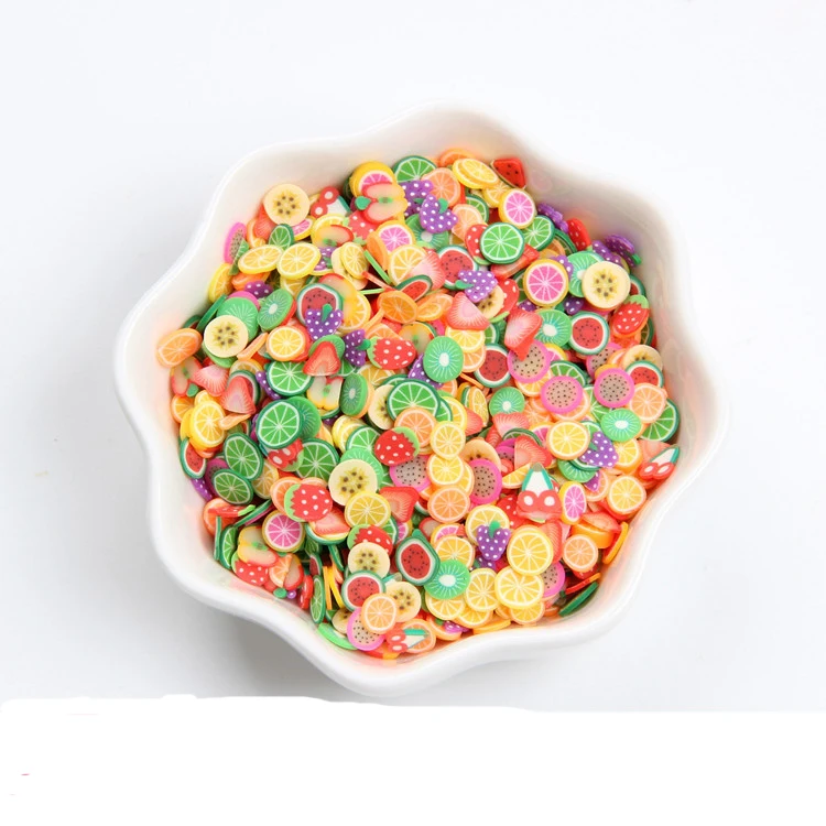 Magic Nail Art Polymer Clay Fruit Strawberry Slices Slime Craft DIY Decoration Artificial Banana/Flower/Food Fruit Slices, 21 colors
Magic Nail Art Polymer Clay Fruit Strawberry Slices Slime Craft DIY Decoration Artificial Banana/Flower/Food Fruit Slices, 21 colors