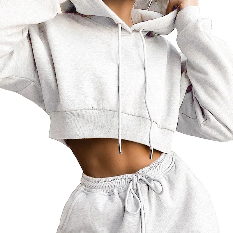 Tracksuit Outfits Suit Hoodies Clothing Sweat Pants Joppers Crop Top Two Piece Sets for Women
Tracksuit Outfits Suit Hoodies Clothing Sweat Pants Joppers Crop Top Two Piece Sets for Women
