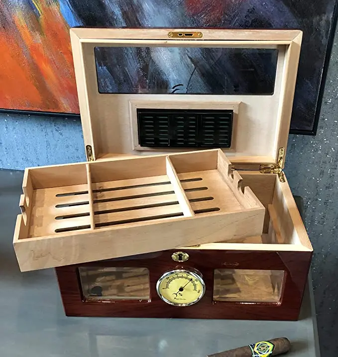 OEM factory direct sales high-grade solid wood cigar box for travel
OEM factory direct sales high-grade solid wood cigar box for travel