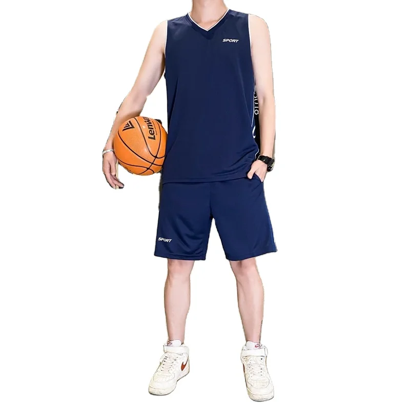 Basketball uniform suit men's summer sports shorts suit vest men's jersey loose plus size running casual suit
Basketball uniform suit men's summer sports shorts suit vest men's jersey loose plus size running casual suit